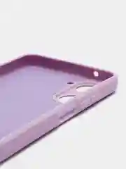 Сиреневый чехол для Realme 10 (Реалми 10), силиконовый, цветной, с подкладом