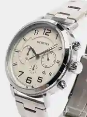 Серебряный мужские наручные часы Ochstin 7243 с хронографом в подарочной упаковке