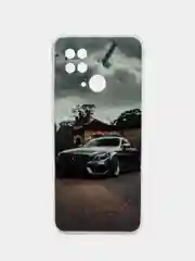 Золотой чехол для Xiaomi Redmi 10C / Poco C40, Сяоми Редми 10С / Поко С40, силиконовый, с рисунком