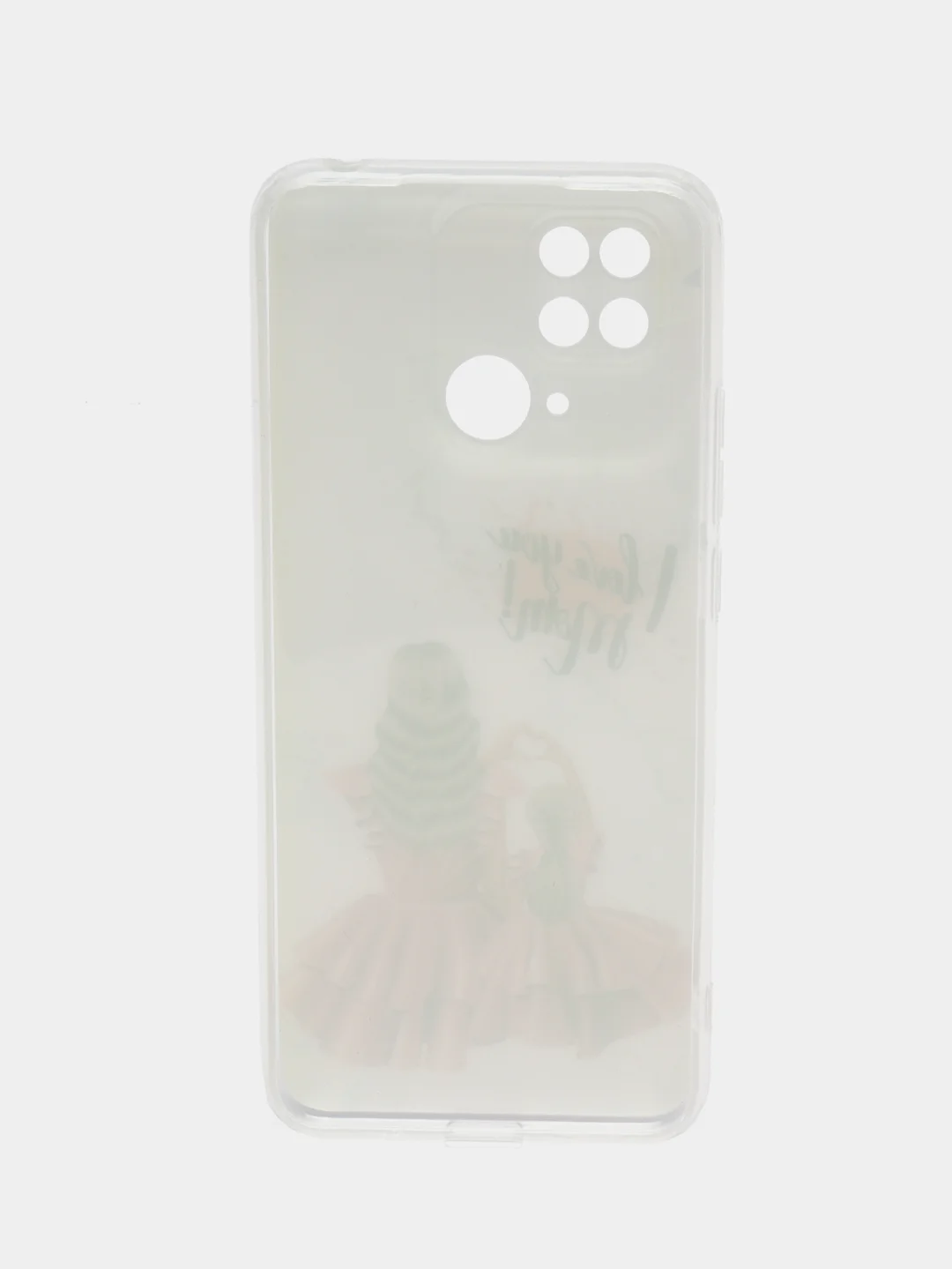 Кораллово-розовый чехол для Xiaomi Redmi 10C / Poco C40, Сяоми Редми 10С / Поко С40, силиконовый, с рисунком