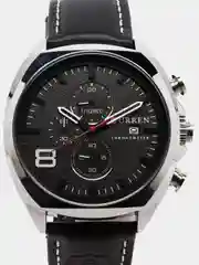 Синий мужские наручные часы Curren 8324 с хронографом в подарочной упаковке