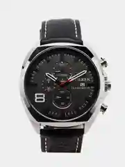 Синий мужские наручные часы Curren 8324 с хронографом в подарочной упаковке