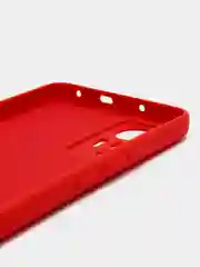 Красный чехол для Xiaomi 12 Lite (Сяоми 12 Лайт), силиконовый, цветной, с подкладом