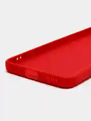 Красный чехол для Xiaomi 12 Lite (Сяоми 12 Лайт), силиконовый, цветной, с подкладом