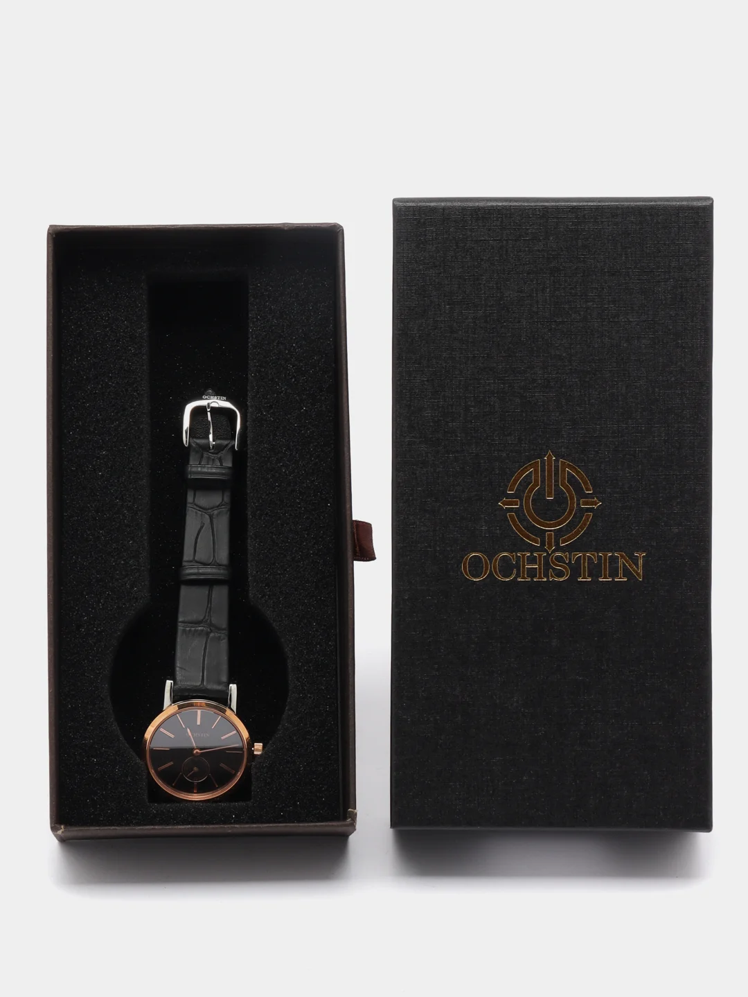 Золотой женские наручные часы Ochstin 6017L в подарочной упаковке