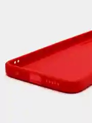 Красный чехол силиконовый для Xiaomi Poco M4 Pro 4G (Сяоми Поко М4 Про 4 Джи), с подкладом