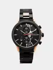 Черный мужские наручные часы Curren 8325 с хронографом
