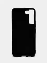 Угольный чехол Samsung Galaxy S22, Самсунг Галакси С22 черный, силиконовый