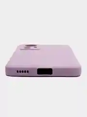 Сиреневый чехол для Xiaomi 12 Lite (Сяоми 12 Лайт), силиконовый, цветной, с подкладом