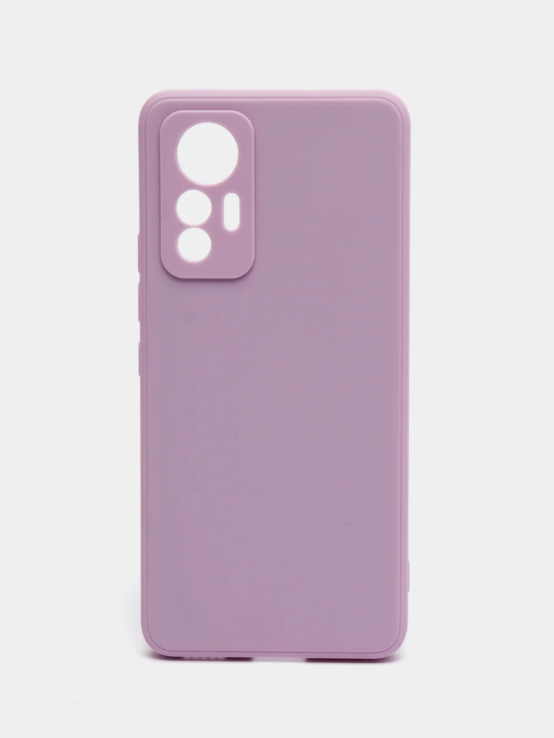 Сиреневый чехол для Xiaomi 12 Lite (Сяоми 12 Лайт), силиконовый, цветной, с подкладом