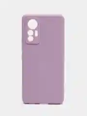 Сиреневый чехол для Xiaomi 12 Lite (Сяоми 12 Лайт), силиконовый, цветной, с подкладом