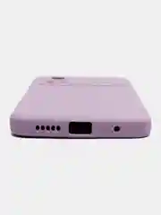 Красный чехол силиконовый для Xiaomi Poco M4 Pro 4G (Сяоми Поко М4 Про 4 Джи), с подкладом