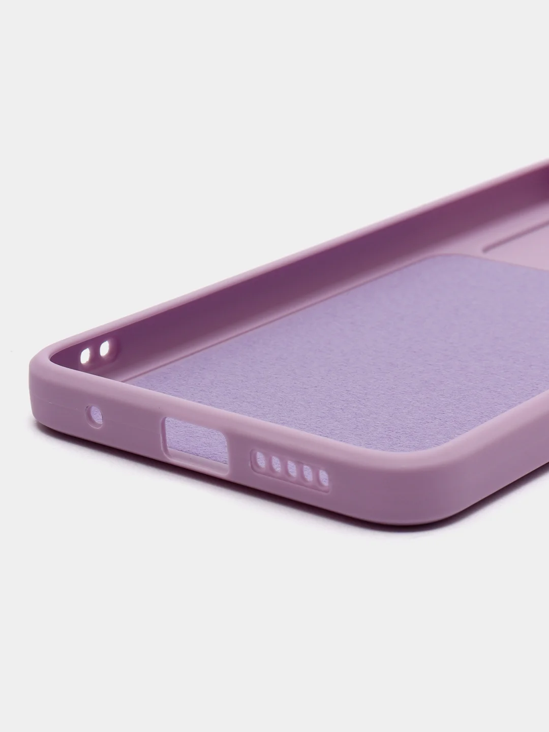 Красный чехол силиконовый для Xiaomi Poco M4 Pro 4G (Сяоми Поко М4 Про 4 Джи), с подкладом