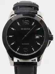 Черный мужские наручные механические часы Ochstin 6021A в подарочной упаковке