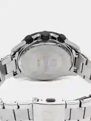 Серебряный мужские наручные часы Curren 8402 с хронографом в подарочной упаковке