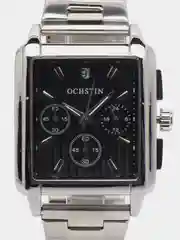 Серебряный мужские наручные часы Ochstin 7240 с хронографом в подарочной упаковке