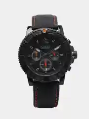 Черный мужские наручные часы Ochstin 6045B с хронографом в подарочной упаковке