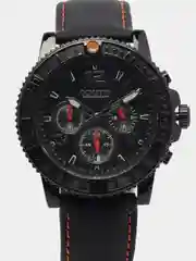 Черный мужские наручные часы Ochstin 6045B с хронографом в подарочной упаковке