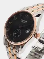 Бронзовый мужские наручные часы Ochstin 6005C с металлическим браслетом и календарём
