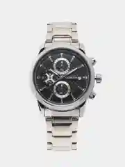 Серебряный мужские наручные часы Ochstin 6085A с хронографом в подарочной упаковке