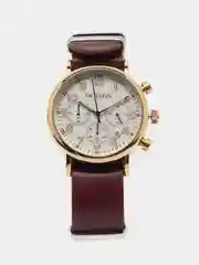 Коричневый мужские наручные часы Ochstin 6081A с хронографом в подарочной упаковке
