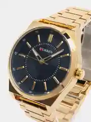 Золотой мужские наручные часы Curren 8407 в подарочной упаковке