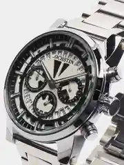 Серебряный мужские наручные часы Ochstin 6110B с хронографом в подарочной упаковке