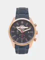 Синий мужские наручные часы Curren 8352 с хронографом в подарочной упаковке
