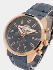 Серебряный мужские наручные часы Curren 8352 с хронографом в подарочной упаковке
