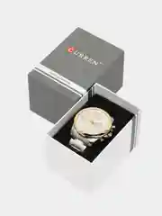 Серебряный мужские наручные часы Curren 8361 с хронографом в подарочной упаковке