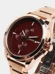 Коричневый мужские наручные часы Ochstin 6059C с хронографом в подарочной упаковке