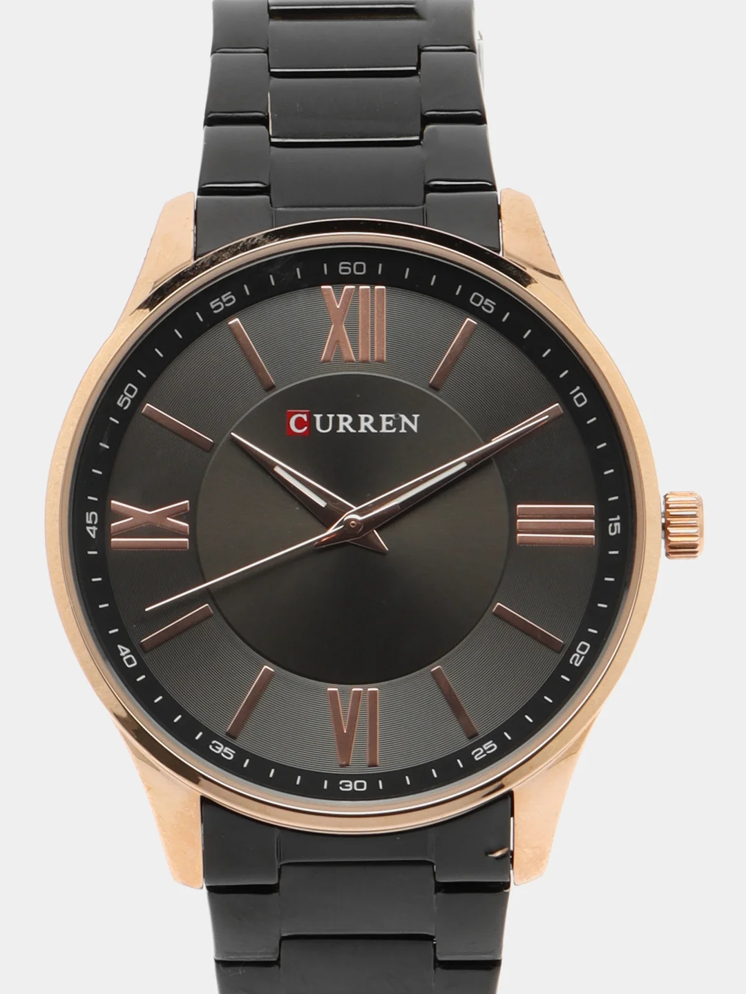 Черный мужские наручные часы Curren 8383 в подарочной упаковке