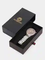 Коричневый мужские наручные часы Ochstin 6123B с хронографом в подарочной упаковке