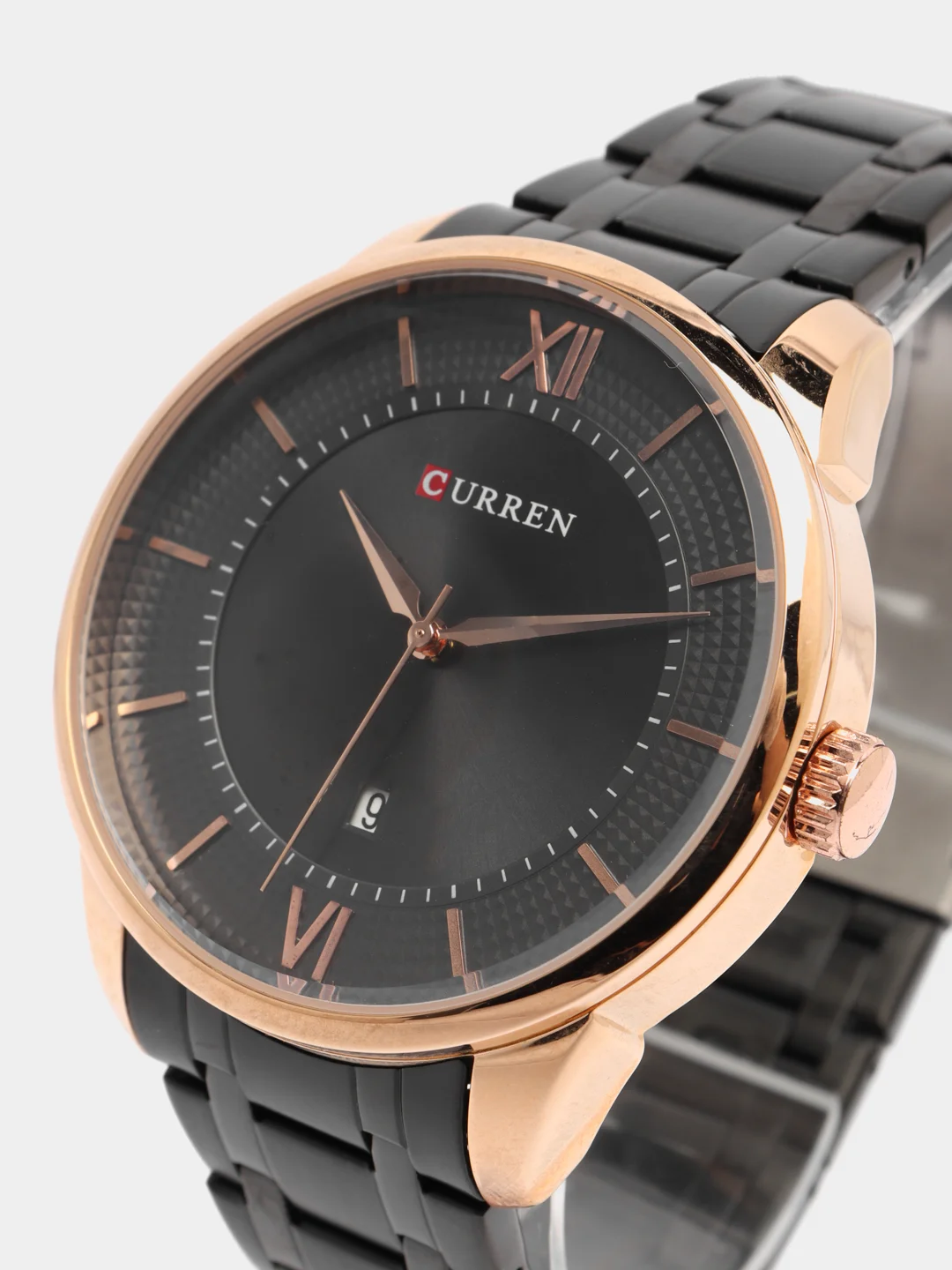 Черный мужские наручные часы Curren 8356 с хронографом в подарочной упаковке