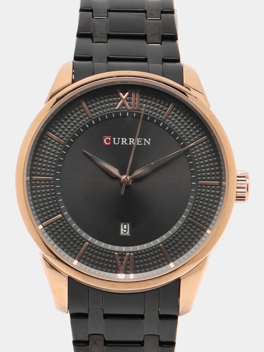 Черный мужские наручные часы Curren 8356 с хронографом в подарочной упаковке