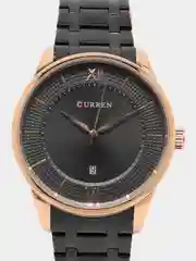 Черный мужские наручные часы Curren 8356 с хронографом в подарочной упаковке