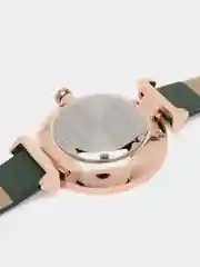 Зеленый женские наручные часы Curren 9079 в подарочной упаковке
