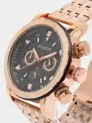 Бронзовый мужские наручные часы Ochstin 6064B с хронографом в подарочной упаковке