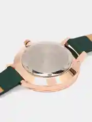 Зеленый женские наручные часы Curren 9080 в подарочной упаковке
