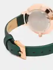 Зеленый женские наручные часы Curren 9080 в подарочной упаковке