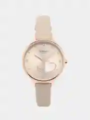 Серый женские наручные часы Curren 9077 в подарочной упаковке