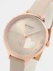Серый женские наручные часы Curren 9077 в подарочной упаковке