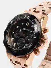 Черный мужские наручные часы Ochstin 7005 с хронографом в подарочной упаковске
