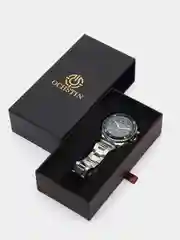 Черный мужские наручные часы Ochstin 7019C с хронографом в подарочной упаковке