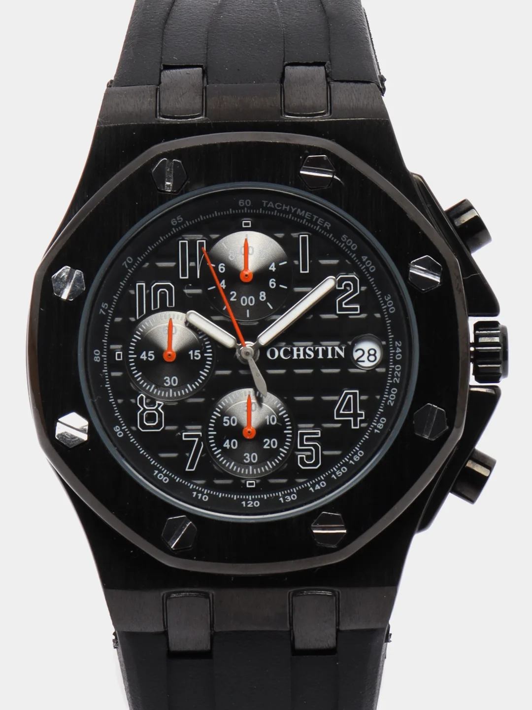 Красный мужские спортивные наручные часы Ochstin 6100A с хронографом в подарочной упаковке