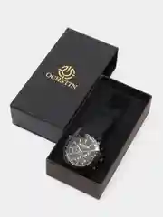 Черный мужские наручные часы Ochstin 6125A с хронографом  в подарочной упаковке