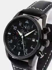 Черный мужские наручные часы Ochstin 6043B с хронографом в подарочной упаковке