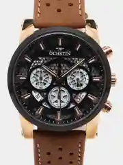 Коричневый мужские наручные часы Ochstin 6052B с хронографом в подарочной упаковке
