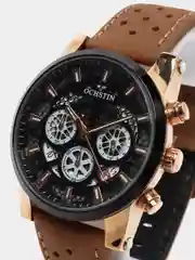 Коричневый мужские наручные часы Ochstin 6052B с хронографом в подарочной упаковке