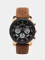 Коричневый мужские наручные часы Ochstin 6052B с хронографом в подарочной упаковке